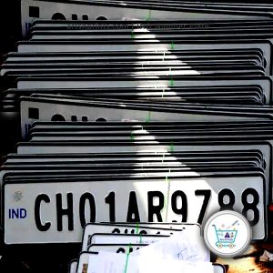 IND car number plate in Chandigarh
