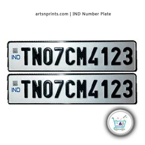IND Car number plates