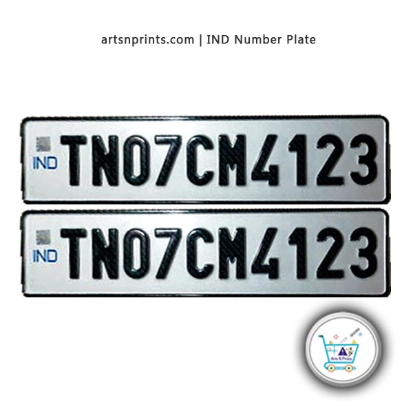 IND Number Plate Supplier in Tamil Nadu