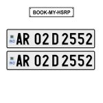 High Security Registration Plate (HSRP) for vehicles in Arunachal Pradesh, featuring the official design and security features