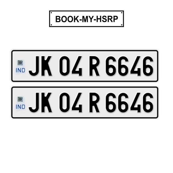 Jammu and Kashmir HSRP (High Security Registration Plate) - IndNumberPlate.com, your trusted platform for online booking of new and replacement HSRP across India