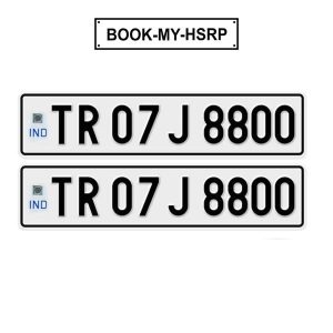 HSRP booking for new and old vehicles in Tripura via indnumberplate.com – High Security Registration Plate services